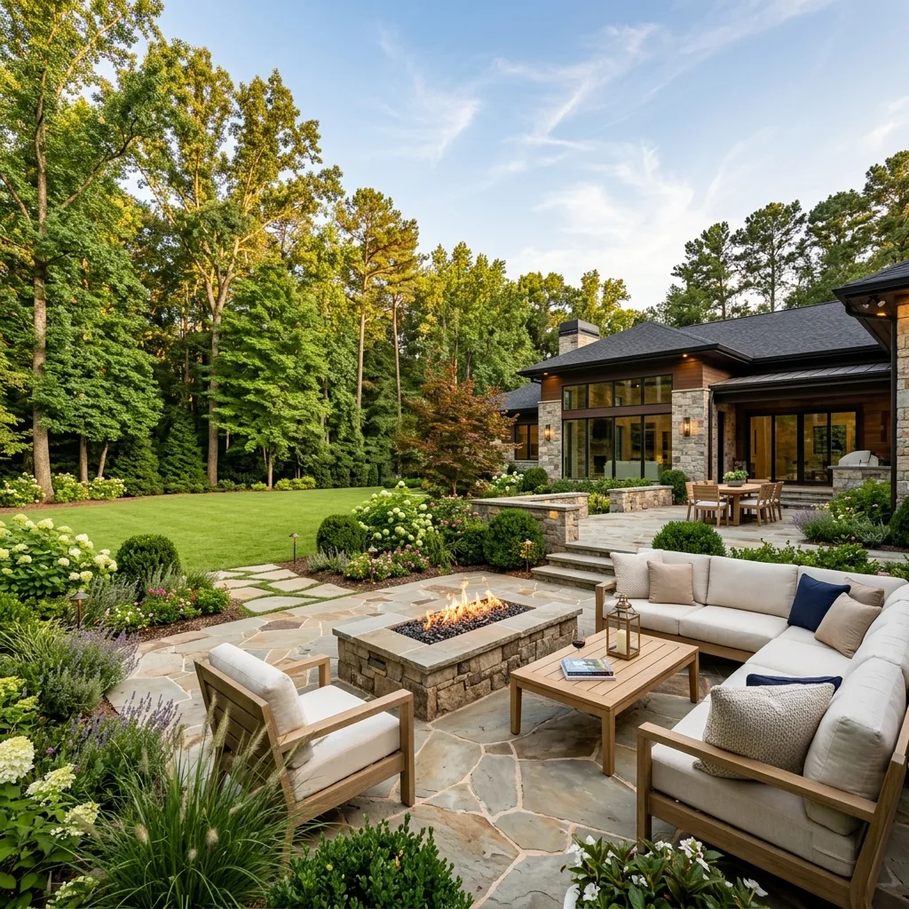 Sandy Springs pool demolition project featuring complete backyard restoration